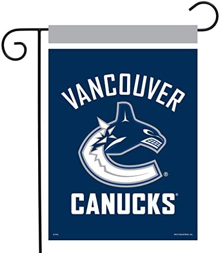Ванкувър Канъкс Гардън Флаг Лицензиран НХЛ 12,5 x 18 Брайарвуд Лейн