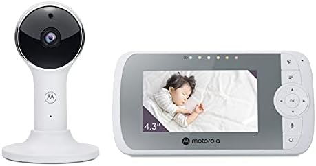 Motorola Baby Monitor VM64-Видеоняня с Wi-Fi диагонал от 4,3 инча с камера HD 1080p - се Свързва с приложението на смартфон, обхват