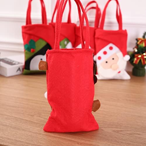 PRETYZOOM 3 бр. торби Тъкани Коледен Подарък Преносими Детски Чанти за Бонбони от Чантата Мечка За Коледно Парти, Чанта