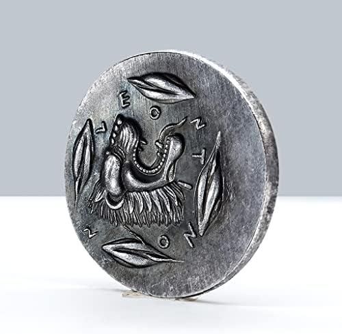 Гръцката Богиня Лъв Монета Ретро Стил Римска Сребърна Монета Митологична Тема Микрорезьба Произведение, Метална Монета За Подарък