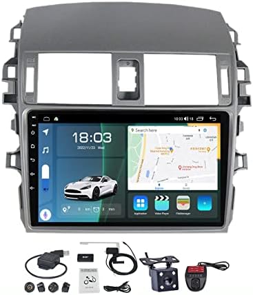 9-Инчов сензорен екран 2 Din стерео Android 11 за Toyota Corolla E140/150 2006-2013 Автомобилна Навигация в таблото Авто аудиоприемник Подкрепа