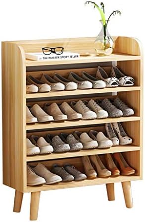 KMMK 5-Различен Рафтове За Обувки Тежкотоварни Шкаф За Съхранение на Обувки от Дървен Органайзер за Съхранение на Обувки