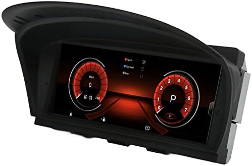 aqxreight Мултимедиен плеър, 8,8-инчов Сензорен Авто Стереоголовый блок DVD Мултимедиен плейър GPS Навигация за серия 3 E90 E91 E92 E93 20052008 (за система CIC)
