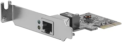 StarTech.com Мрежова карта PCIe с 1 пристанище - нисък профил - Порт RJ - 45 Чипсет Realtek RTL8111H - Мрежова карта Ethernet