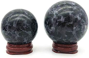 ERTIUJG HUSONG306 1 бр. топка от естествен е По, черен Кварцов Кристални топки-Сфера, Минерален Лечебен Подарък, Декорация