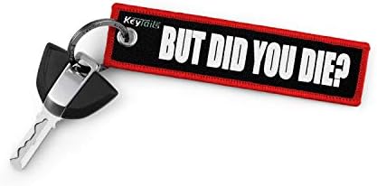 Ключодържатели KEYTAILS, виси Етикет за ключове Премиум-клас за автомобили, мотоциклети, джипове, оф-роуд [Но си умрял?]