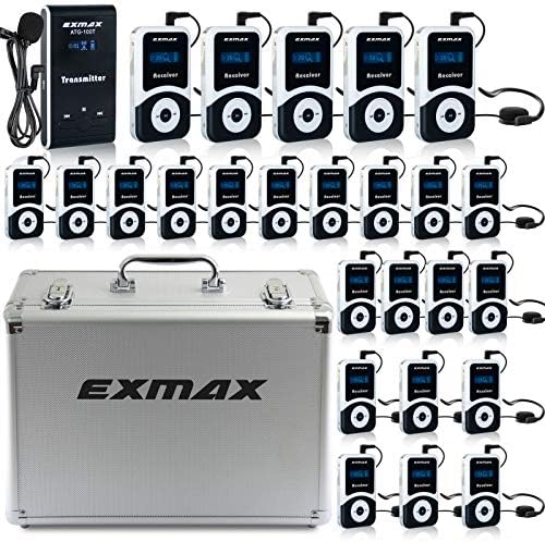 Безжична система за водач-екскурзовод EXMAX/Система за мониторинг на ATG-100Т с честота 195 Mhz-230 Mhz Обзавеждане за устен