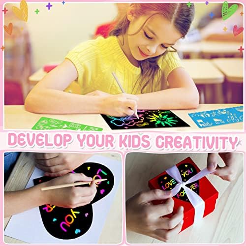 FEREDO KIDS Rainbow Дяволът Paper Art за деца: Магически Комплекти за бродерия за момичета и момчета от 3 до 12 години, Играчки за