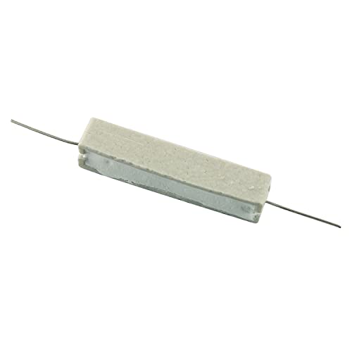 Резистор циментов TAODAN 10ШТ 10 W, Странично оттичане, фланец 3,3 Ω 5% Керамични Телена Резистори Сила Резистор