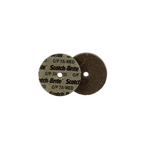 Единен кръг за рязане и полиране на Scotch-Brite 13958, 6 x 1/4 x 3/47A MED, Диаметър 6 инча, Размер на абразива, 7500 об/мин (опаковка