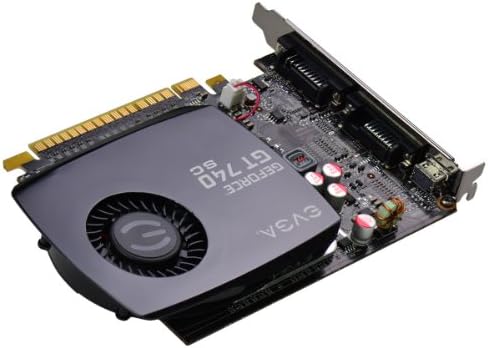 Видеокарта EVGA GeForce GT 740 с суперклокированным слот 4GB DDR3 за графики 04G-P4-2744-KR
