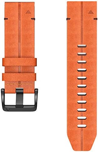 Официален каишка SAWIDEE 26-22 mm, за ръчни часовници на Garmin Fenix 6X6 Pro 5X5PLUS 935 Tactix Quick Release Easyfit (оранжев цвят,