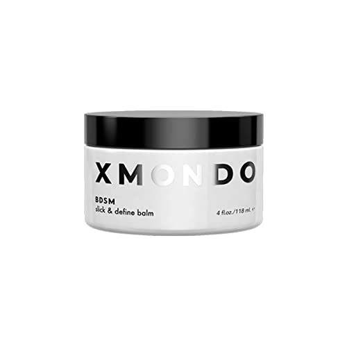 XMONDO Hair садо-мазо Slick & Define Balm - Веганская формула с аргановым масло, витамин е и рициново масло за еластична фиксация,