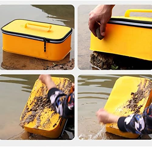 JKUYWX EVA Риболовни Чанти Многофункционално Джобно Складное Кофа Кутия за Жива Риба Къмпинг Контейнер за Вода Кутия За съхранение