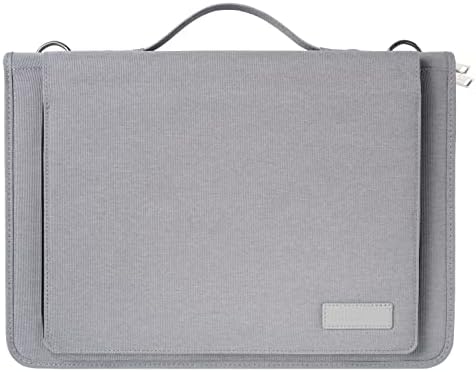 Калъф-месинджър за лаптоп Broonel от сива кожа, Съвместими с игри на лаптоп Acer Predator Helios 300 15