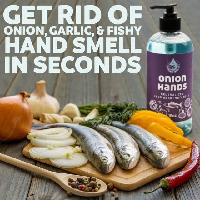 Препарат за измиване на ръцете Onion Hands, нейтрализующее миризма на ръцете - 16 грама - Средство за премахване на миризмата на ръцете, Мигновено
