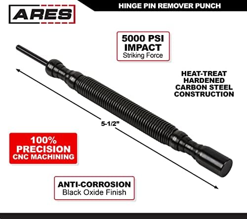Перфоратор за облекчаване на hinging закрепване АРЕС 10063-2 Pack - CNC-Прецизна обработка - Антикоррозийное покритие от черен оксид - Shock