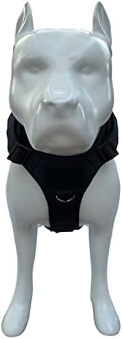 Тактическа жилетка–шлейка за кучета Albcorp - Военна Модулна система за MOLLE - Жилетка за служебни кучета без напрежение, Размерът