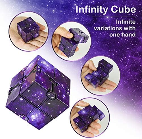 WUQID Infinity Cube Играчка-Непоседа, Снимающая стрес, Играта-Непоседа за деца и възрастни, Сладък Мини-уникален Приспособление