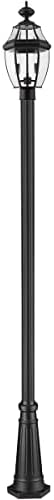 Лампа Z-Lite Light 2 за външен монтаж на стълб 580PHM-519P-BK