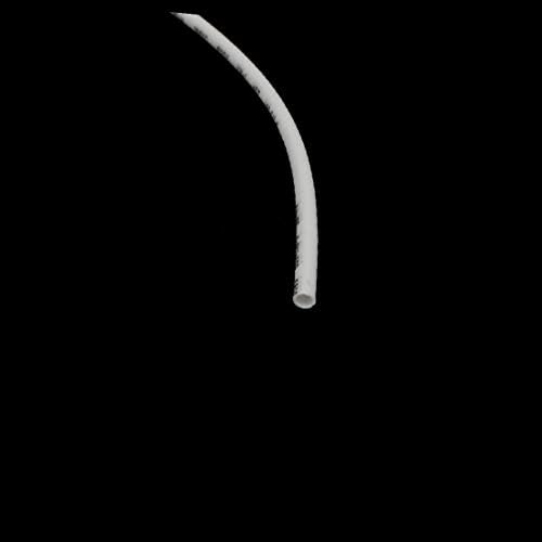 Polyolefin пожароустойчива тръба X-DREE 8 м, с вътрешен диаметър 0,02 инча Бял цвят за ремонт на тел (Tubo ignifugo poliolefinico 8 М