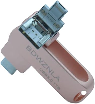 BDWZNLA Нова флаш памет за лаптоп latptop или Mobil USB3.0 1 TB 1024 GB, висока скорост (Внимание: Моля, прочетете инструкциите преди употреба) Rose gold