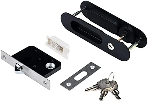 Джобен автоматично заключване на вратите с ключ, плъзгаща система за заключване на вратите с Невиждани издълбана дръжка, двойна