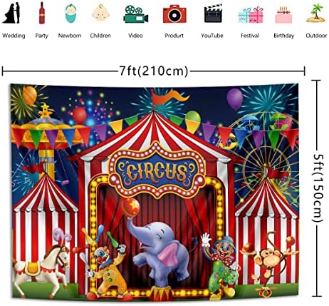 GYA Червен Цирк Фон увеселителен Парк Палатки Stratus Детска площадка Карнавальная Въртележката Децата Момче Момиче на 1-ви Първи Рожден