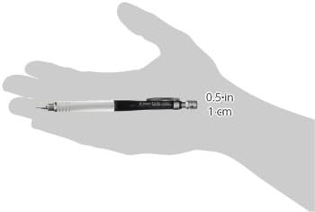 ПИЛОТЕН Механичен молив S10, Прозрачен Черен корпус, грифель 0,5 мм (ВЕЦ-1SR-TB5)