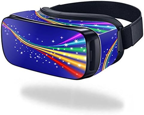 Кожата MightySkins е Съвместим с Samsung Gear VR (Оригинал) Корица амбалажна Стикер Скинове Rainbow Twist