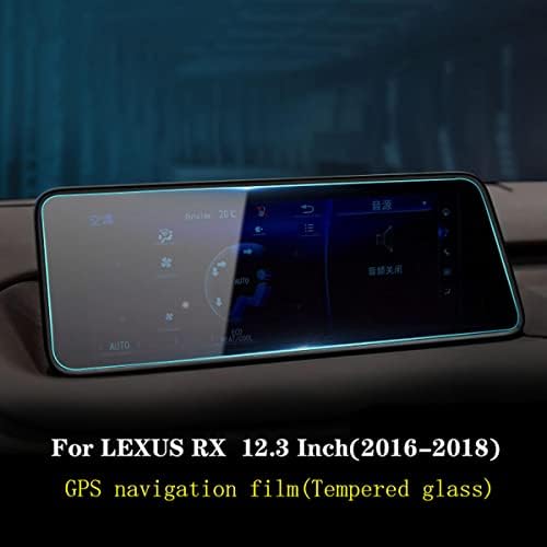Funiur Авто Екрана на Таблото, От Закалено Стъкло Филм GPS за измерване на Скоростта Защитно Фолио Аксесоари， за Lexus RX 300 350