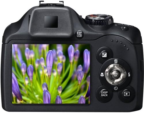 14-мегапикселова цифрова камера Fujifilm Finepix SL300 с 30-кратно оптично увеличение (матово-червен) (СТАР МОДЕЛ)