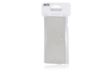Свиване тръба NTE Electronics 47-21106-CL, Тонкостенная, коефициент на свиване 2: 1, диаметър на 1 1/2, дължина 6 см, прозрачна
