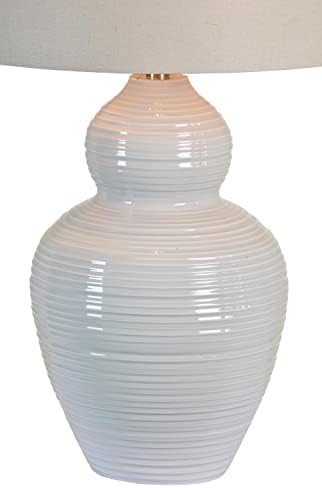 Настолна лампа Renwil Inc LPT793 Latchmore - One Light среден размер, Сив цвят със сив абажуром
