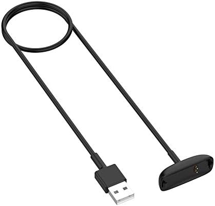 Зарядно устройство FitTurn USB, съвместимо с тракера активност Fitbit Ace 3 за деца 3,3 фута/100 см, Сменное USB Зарядно устройство, Кабел за зареждане, Базова синхронизация на дан