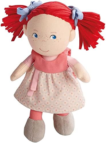 Мека кукла HABA Mirli 8 - Първата нимфа-миличка с червени гъвкави проводници на възраст от 6 месеца и по-големи.