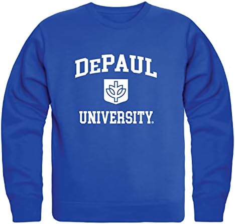 Блузи с кръгло деколте отвътре W Republic DePaul University Blue Seal Demons