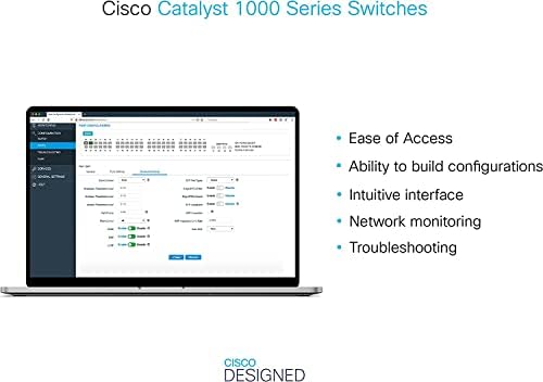 Нов мрежов комутатор Cisco C1000-8P-2G-L, 8 порта Gigabit Ethernet PoE+