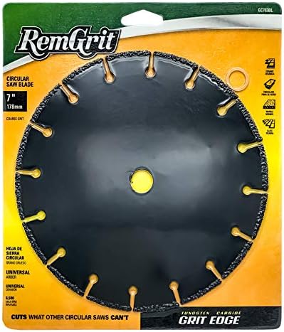 Трионени дискове Disston E0206236 със 7-Инчов Твердосплавным покритие RemGrit, Голяма Зърно, 178 мм