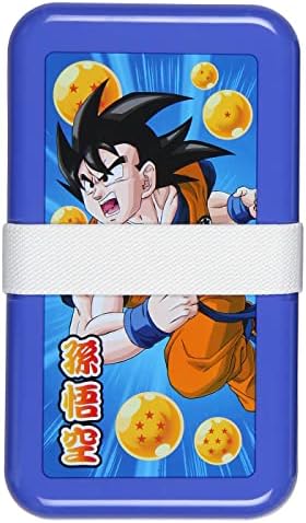 ПРОСТО ОБАЛДЕННЫЙ Обяд-бокс Dragon Ball Z Оранжево-син Goku с отделение за Bento за порция