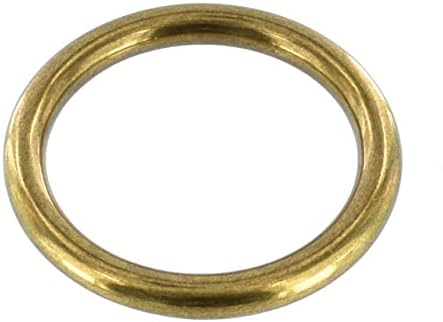 OR028 1 3/4 Античен Месинг, О-пръстен (с дебелина 6,3 мм), Цели месинг-LL