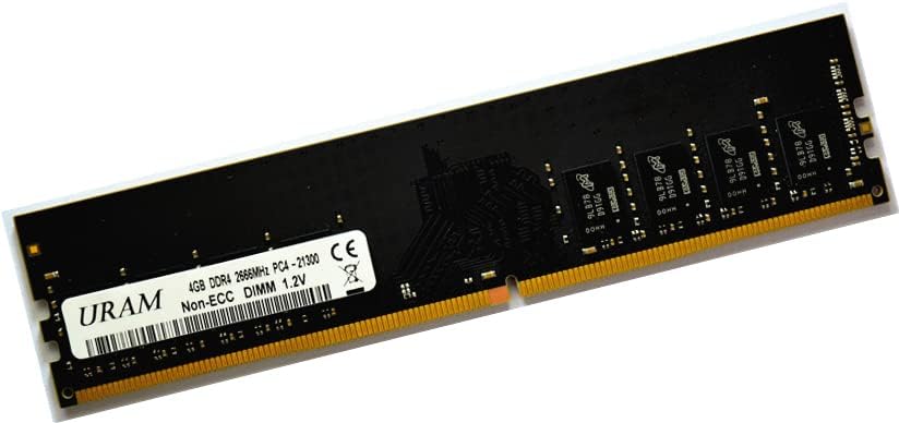 Оперативна памет DDR4 4 GB 2666 Mhz (съвместим с 2400 Mhz или 2133 Mhz) PC4-21300 1RX8 CL19 288 пин 1,2 Без ECC, Без Буфериране