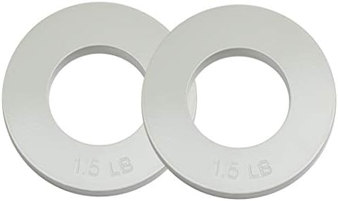 Комплект плочи Logest Fractional Olympic от 2 плочи - 1 килограм 1,25 лири на 1,5 паунда (изберете набор) Табела с относително тегло, предназначени