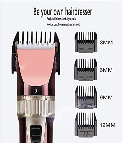 MXJCC Професионални Машинки за Подстригване на Коса и Набор от Подстригване за Мъже - Безжична Фризьорски салон Машина За Подстригване