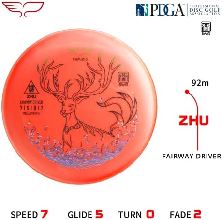 Професионален диск голф-шофьор Yikun|Floating Disk Fairway Driver | 150-160 g | идеален за игри на открито и състезания [Цвят сенки