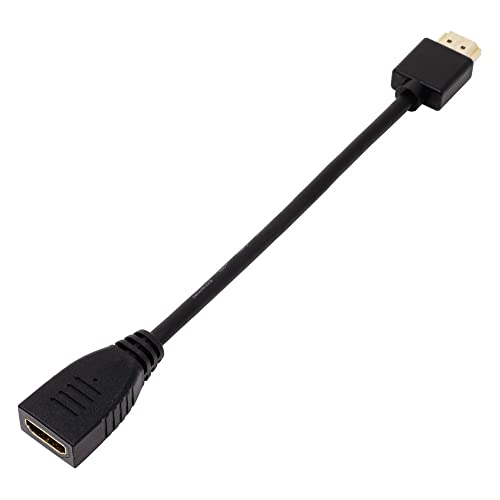 Ainex AMC-HDES01V20 Деликатен и Мек Високоскоростен Удлинительный кабел HDMI, 0,3 фута (0,1 m)