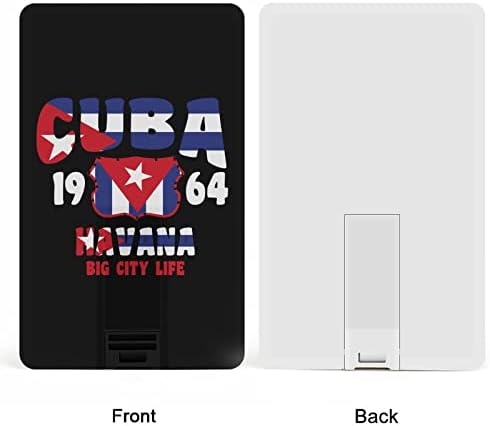 Хавана Флаг Куба Кредитна Карта USB Flash Персонализирана Карта с Памет Key Storage Drive 32G