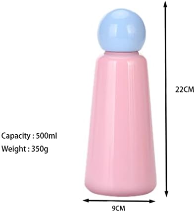 Бутилка за вода FAFAXOXO Обем 17 грама на 500 мл от неръждаема стомана - Бутилка за вода С вакуумна изолация -Метална Колба