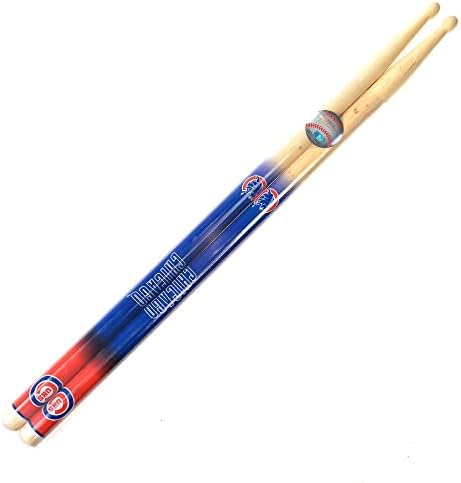 Барабанни пръчки The Sports Каса MLB Chicago Cubs, Многоцветни, с Един размер