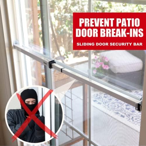 Защитно планк за плъзгащи се врати SecurityMan - Двойна употреба като защитни лайсни за вратите на вътрешния двор или прозорец